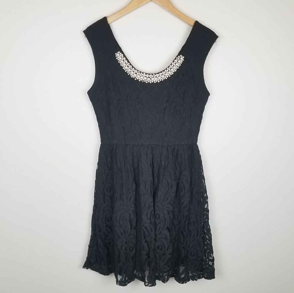 Miley + Molly | Party Cocktail Black Lace Dress